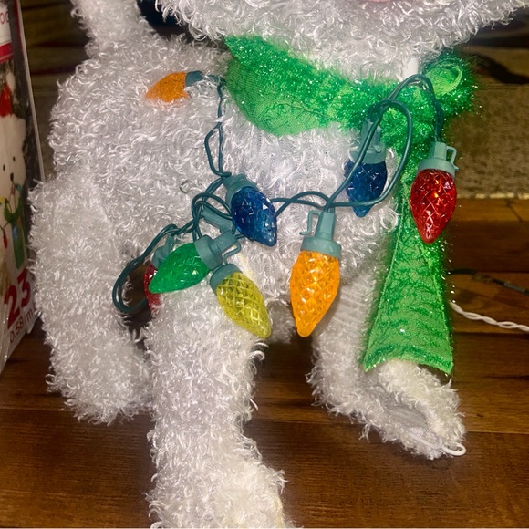 Holiday Time Holiday Holiday Time Lightup White Fluffy Outdoor